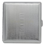 Tabachera pentru tigari cu exterior metalic argintiu marca Cartel